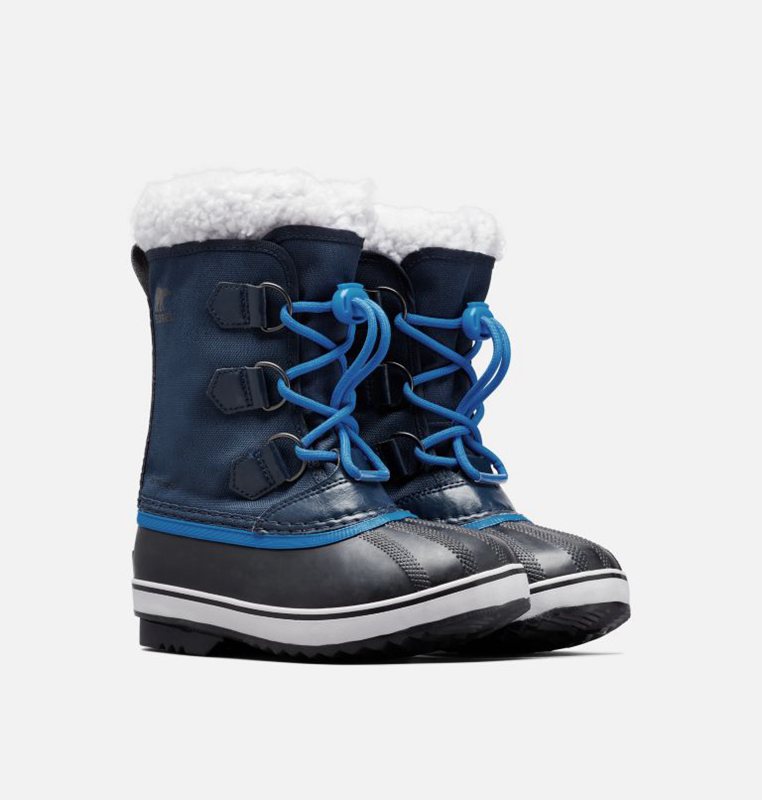 Sorel Youth Yoot Pac™ Nylon - Kids Snow Boots Navy/Blue - 842073SGO